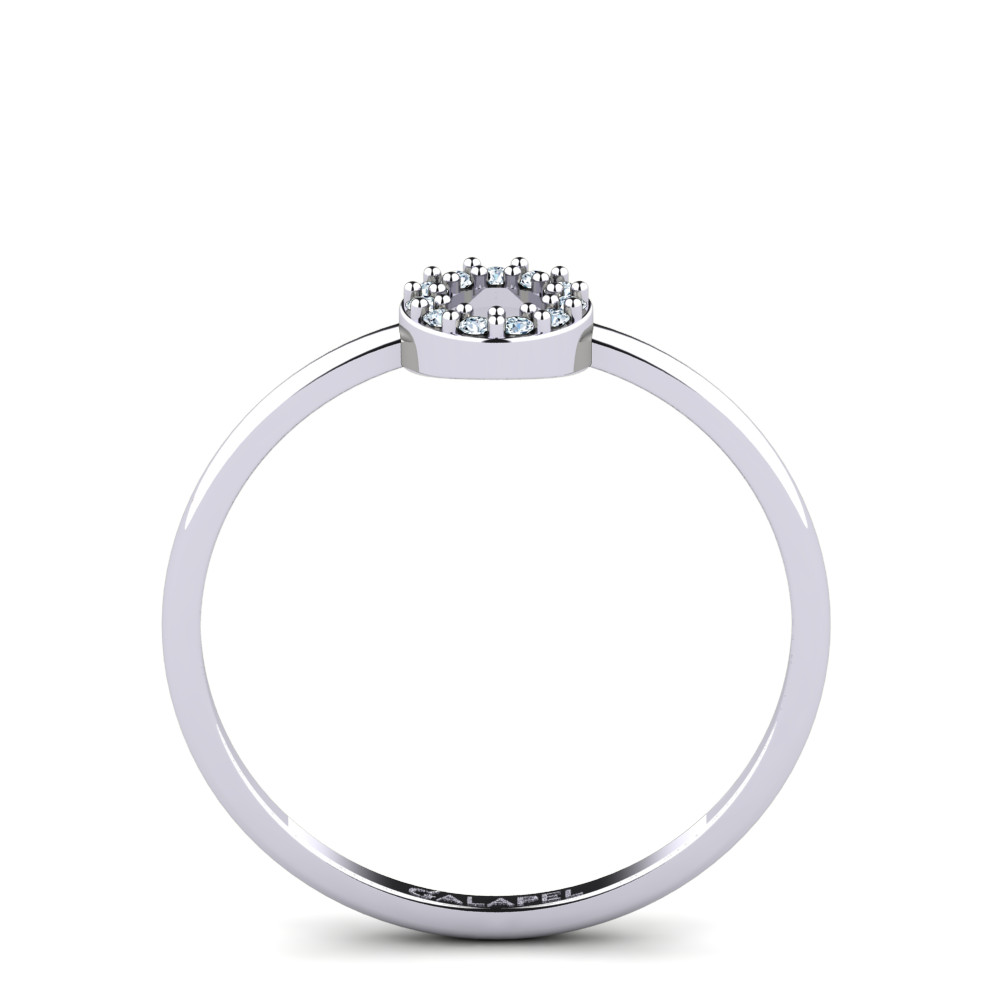 2. Bild von Oriena Minimalistischer Halo Ring