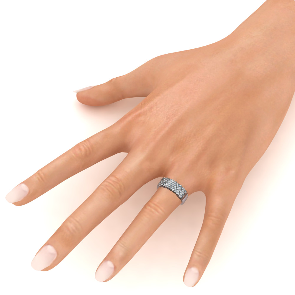 6. Bild von Wentero Pave Ring Eleganter Schmuck