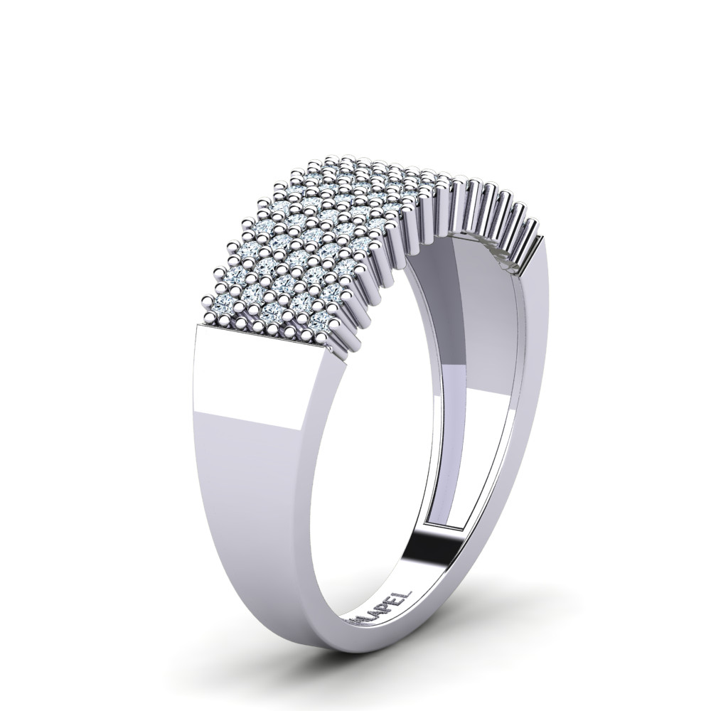 4. Bild von Wentero Pave Ring Eleganter Schmuck