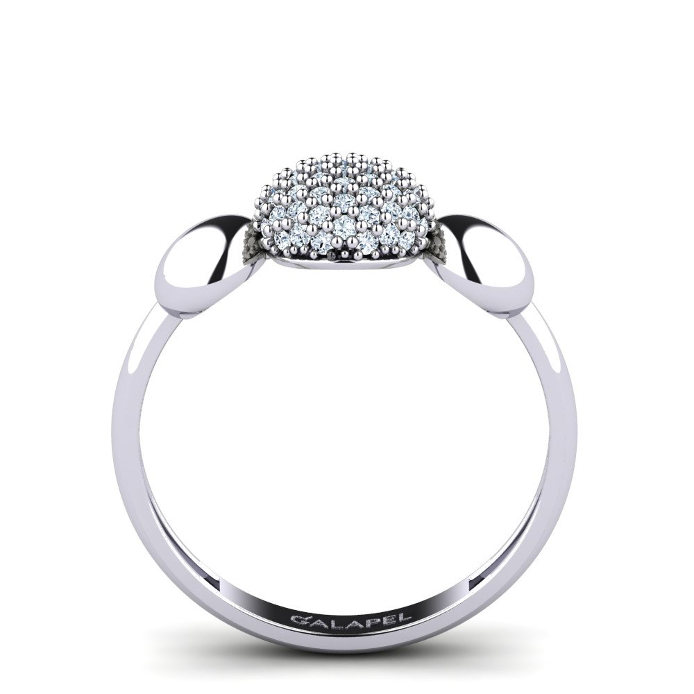 2. Bild von Greyfori Exquisite Ball Pave Ring