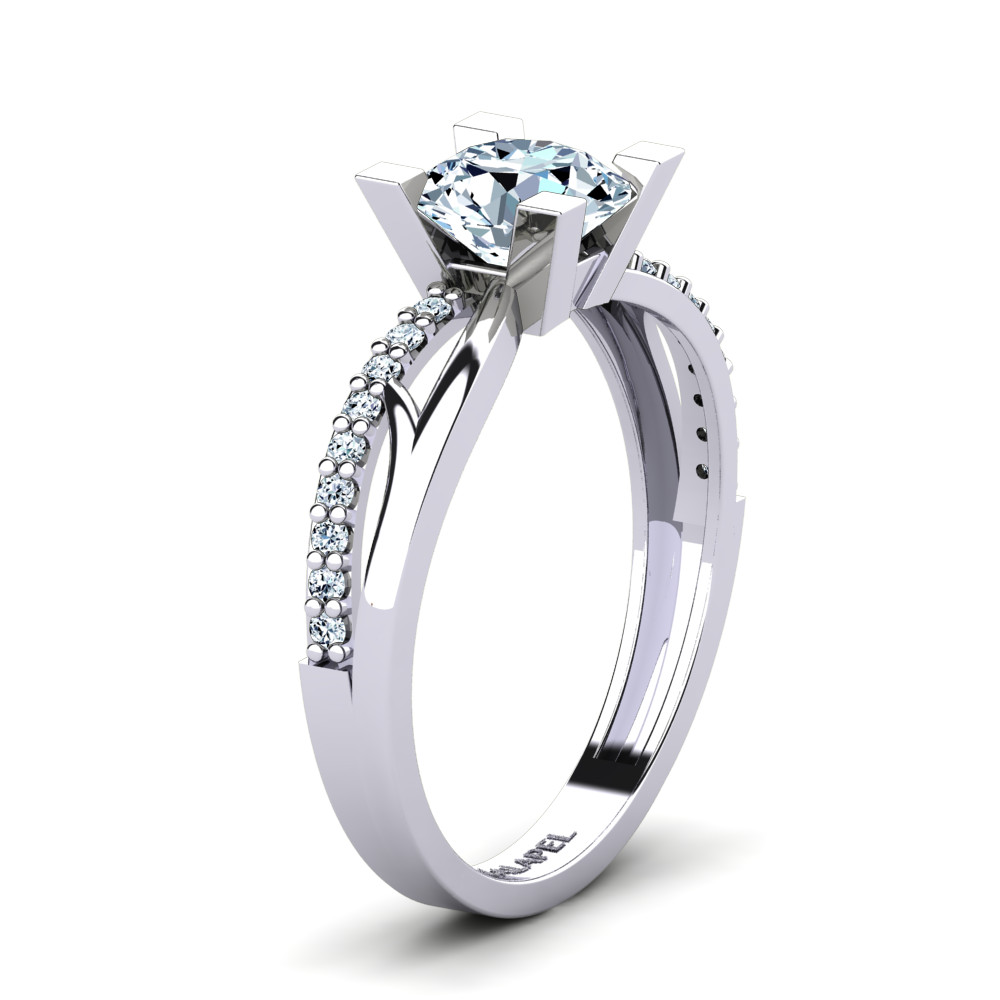 4. Bild von Quentori 1.43 Ct Round Solitaire Ring