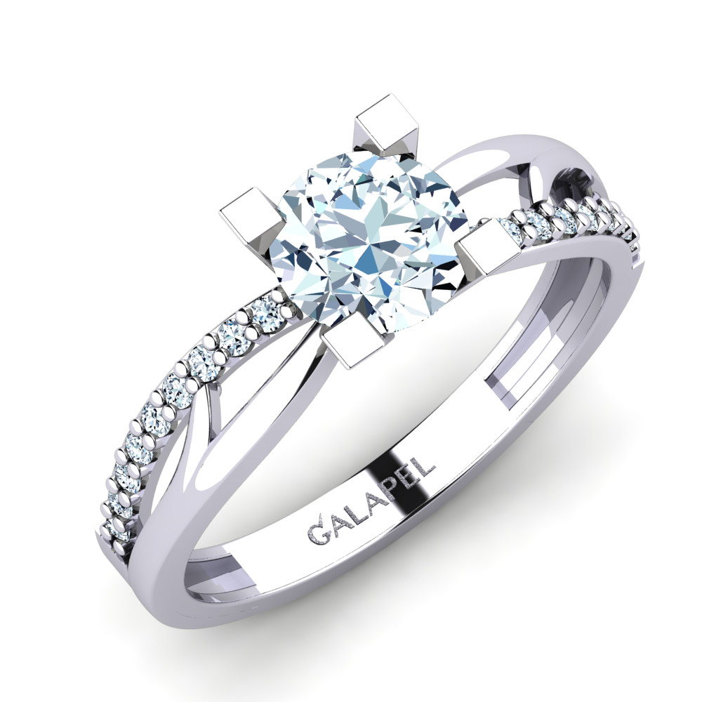 Bild von Quentori 1.43 Ct Round Solitaire Ring