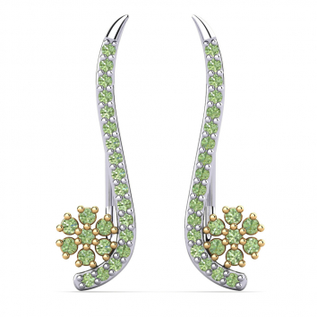 Shop for Green Amethyst Earrings and Compare Prices