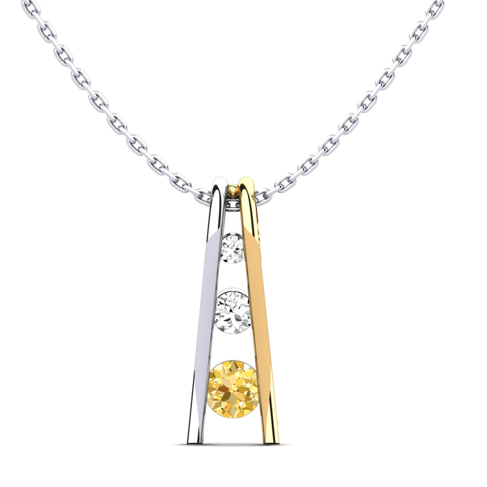 Shop for Yellow Diamond Necklaces and Compare Prices